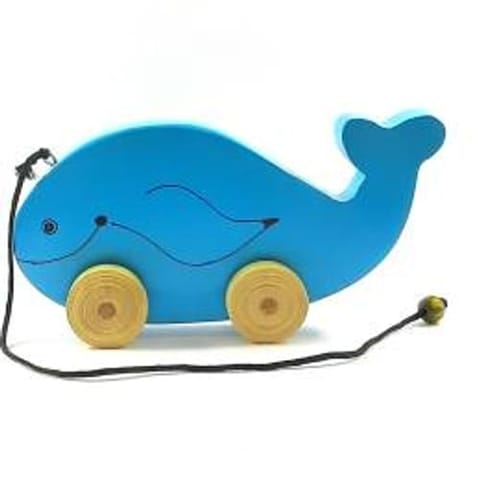 Wooden Dolphin Pull Toy