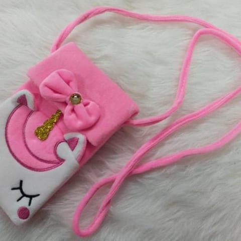 Pink Unicorn Sling Bag