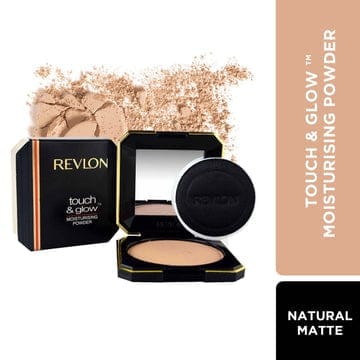 Revlon Touch & Glow Moisturising Powder, Natural Matte