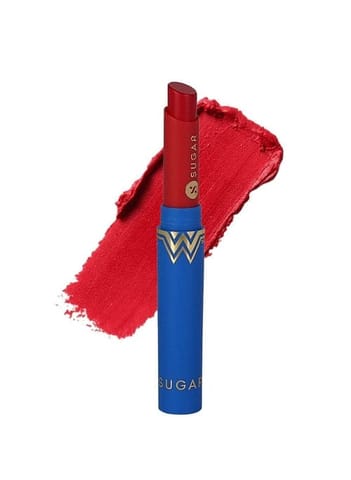 Sugar Wonder Woman Creamy Matte Lipsticks -08 World Ruler (Chilli Red)