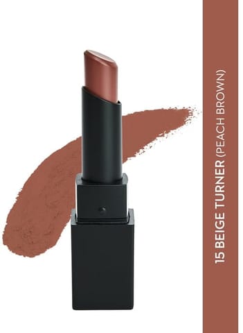 Sugar Nothing Else Matter Longwear Lipstick - 15 Beige Turner  (Nude Brown, Peach Brown)