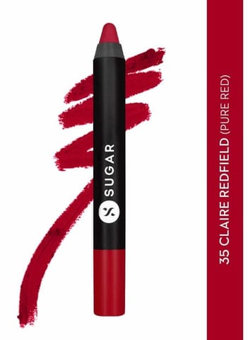 Sugar Matte As Hell Crayon Lipstick - 35 Claire Redfield (Pure red)