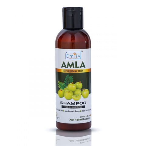 Emily Beauty Care Amla Shampoo | For Smooth, Shiny & Nourished Hair | Repairs Hair Damage | Controls Frizz | For All Hair Types | Goodness Of Amla - 200 Ml