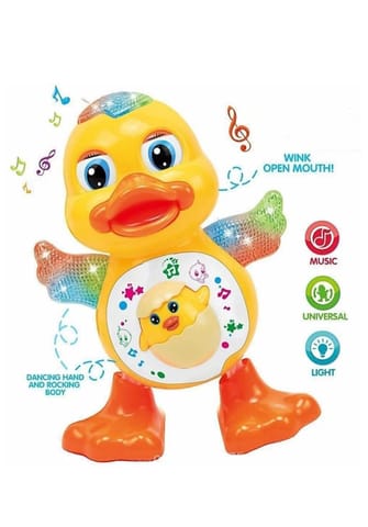 Toys with Music and LED Lights, Singing, Dancing, Learning Crawling Toys for Boys or Girls Aged 18 Months
