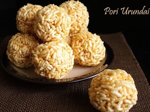 Nalam Puffed Rice Balls (Pori Urundai) - 1Pkt