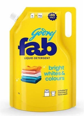 Godrej Fab Detergent Liquid 1ltr