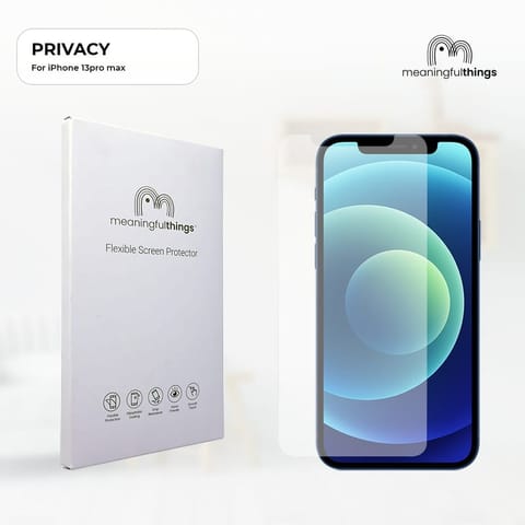 MEANINGFULTHINGS Matt Finish Privacy Screen Protector For Apple iPhone 11