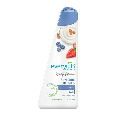 Everyuth Naturals Body Lotion Sun Care Berries 100ml