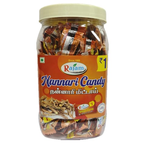 Rajam Nannari Candy / Indian Sarsaparilla Candy / Anantmool Candy / Nannari mittai