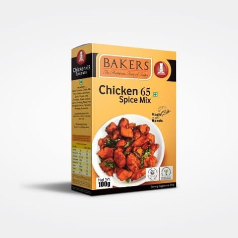 Bakers Chicken 65 Mix for Chicken Fry 100g