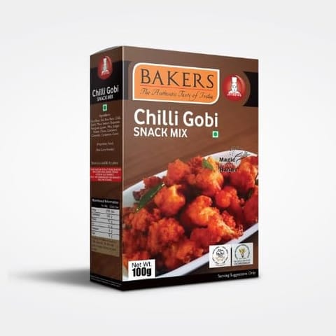 Bakers Chilli Gobi Snacks Mix 100g