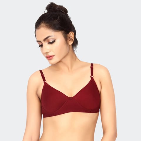 Prithvi Buffy Pad Bra (Burgundy)