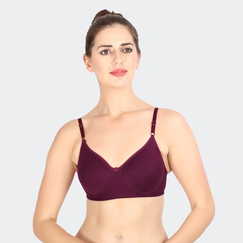 Prithvi Buffy Pad Bra (Wine)