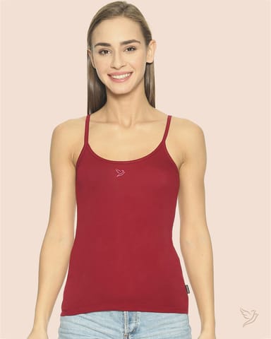 Twin Birds Women Inner Wear Jp Camisole Cherry Berry