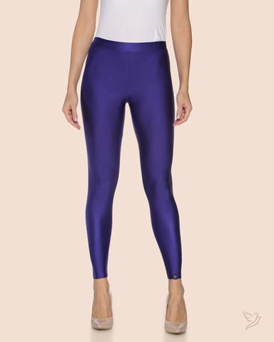 Twin Birds Women Shimmer Legging Blue Diamond