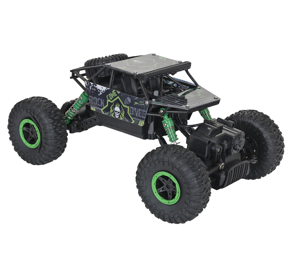 Rock Leader Battle of 2.4 GHz Full Function Climbing 4 Wheel Drive Remote Control, Green& Black