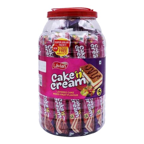 Lavian Cake N Cream Layered Cake 40+2Pc