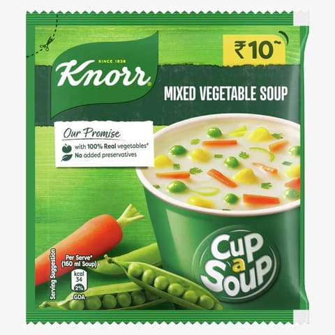 Knoor Cup A Soup Instant Mix Vegtable - 18gm