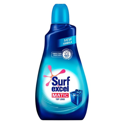 Surf Excel Matic Top Load Liquid Detergent Specially designed for Tough Stain Removal on Laundry in Washing Machines