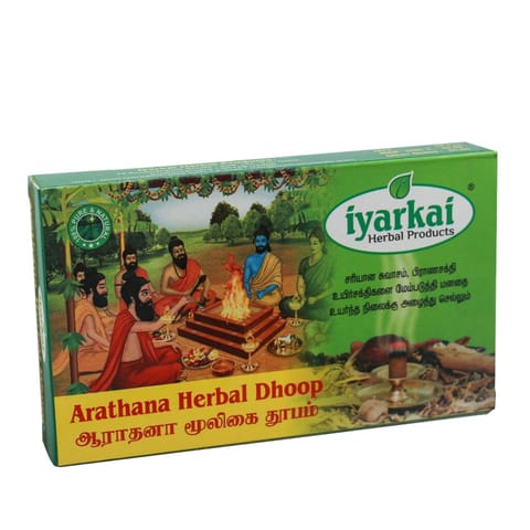 Iyarkai Arathana Herbal Dhoop - 20 Pieces