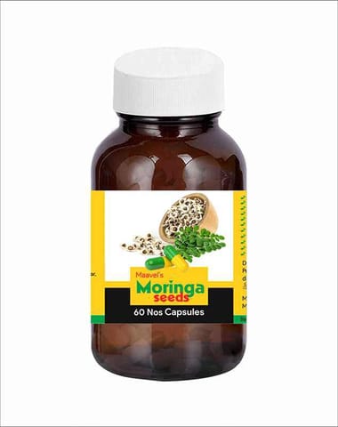 Maavel Moringa Seeds ( Non Gmo Seeds ) Capsules 60 Nos