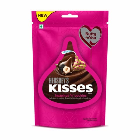 Hershey'S Kisses Hazelnut 'N' Chocolate Cookies Melt-In-Mouth Choclatey Delight