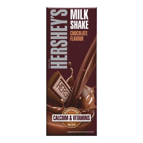 Hershey'S Chocolate Flavored Milkshake Enriched With Calcium 180ml