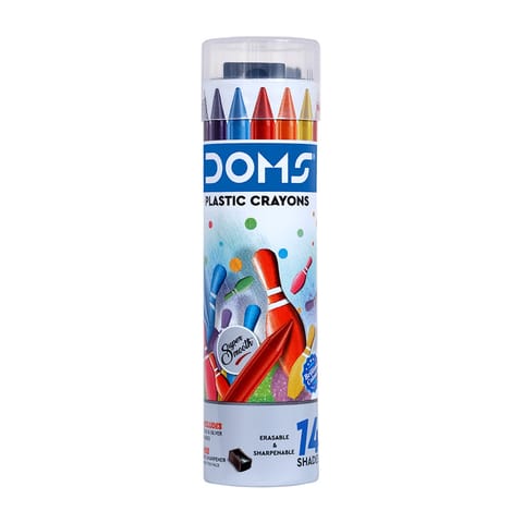 DOMS Plastic Crayons