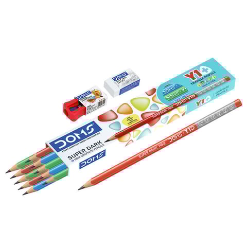 DOMS Graphite Pencil Y1+ Pencils Pack of 10