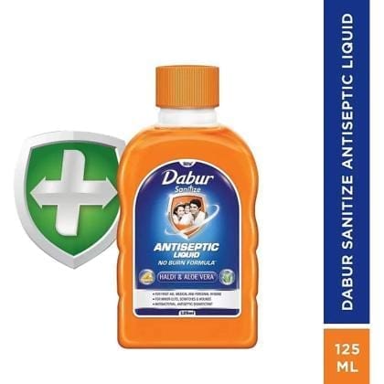 Dabur Antiseptic Liquid Sanitizer 125 ml