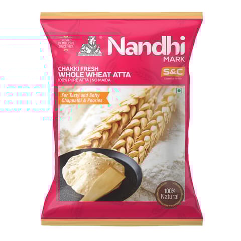 Nandhi Mark Chakki Fresh Whole Wheat Atta
