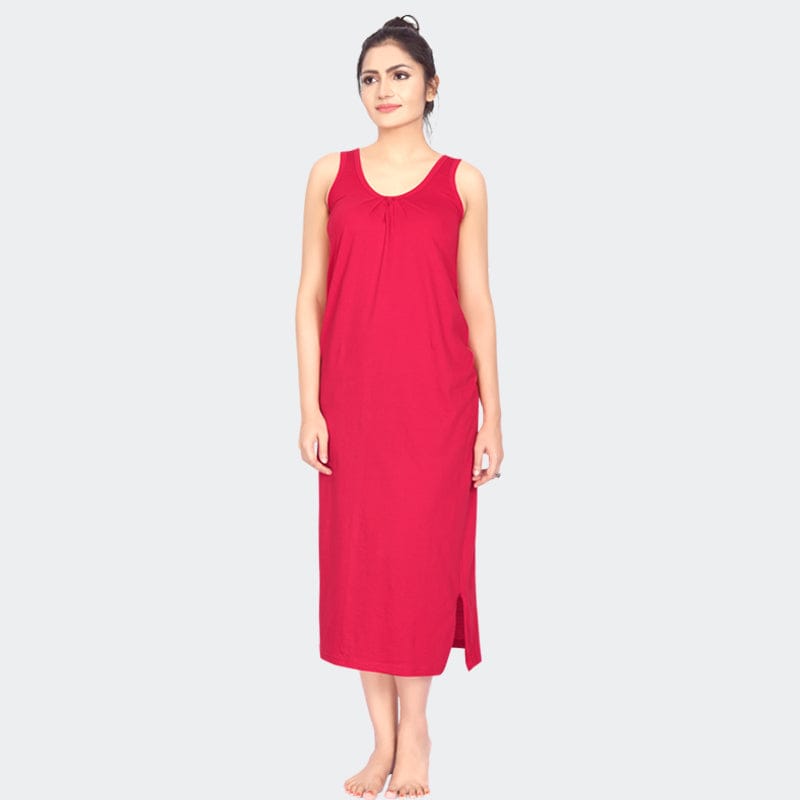Prithvi Women Nighty Dark Pink