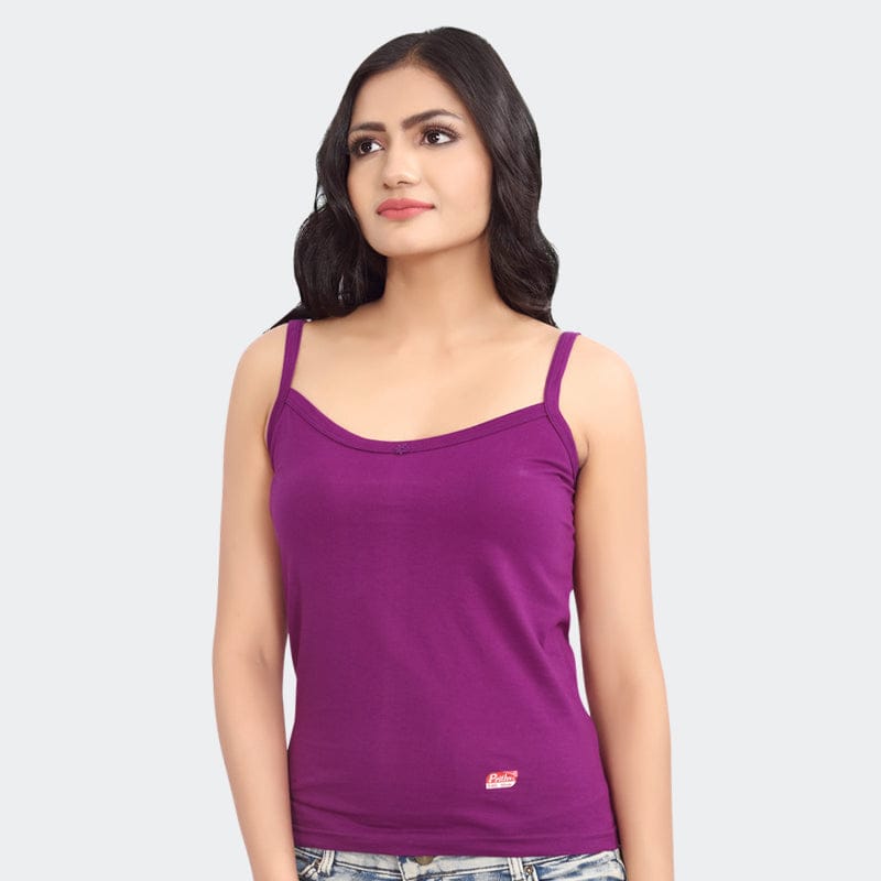 Prithvi Women Rose Slips Dark Lilac