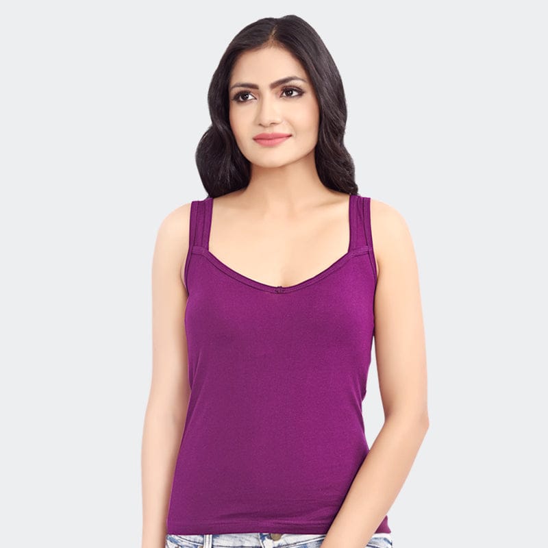 Prithvi Women Lotus Slip Dark Lilac