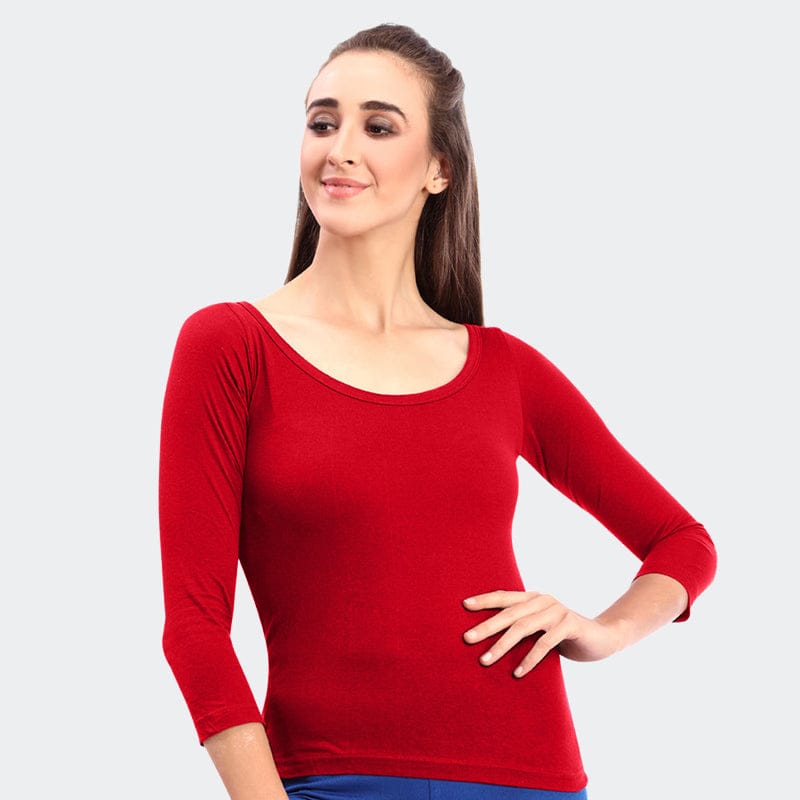 Prithvi Women Anarkali Full Full Slip Tomato