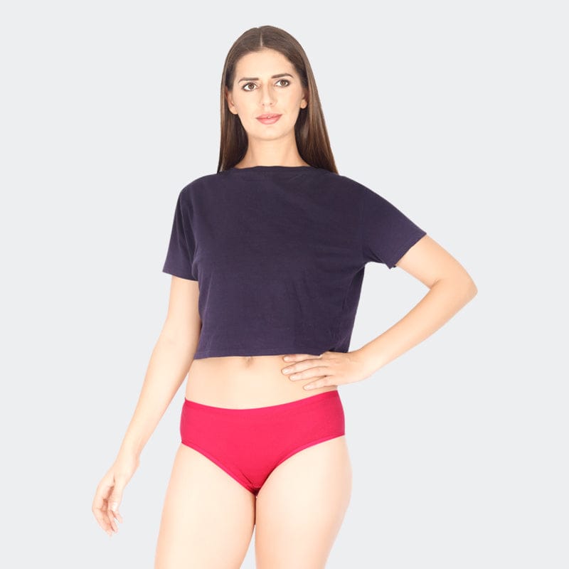 Prithvi Flexy Panties For Women Dark Pink