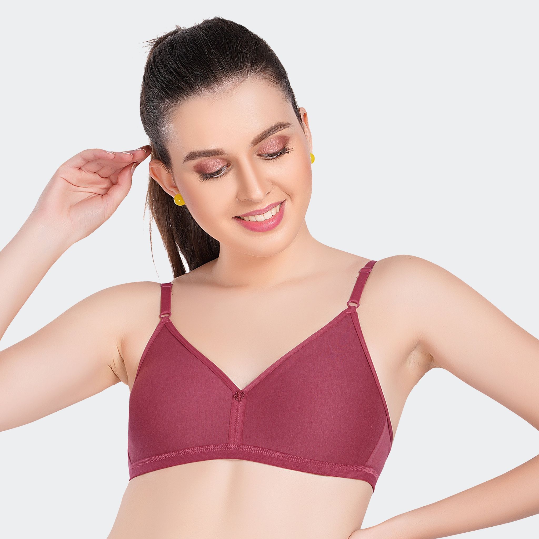 Prithvi Tee Fit Bra For Women M.Stone