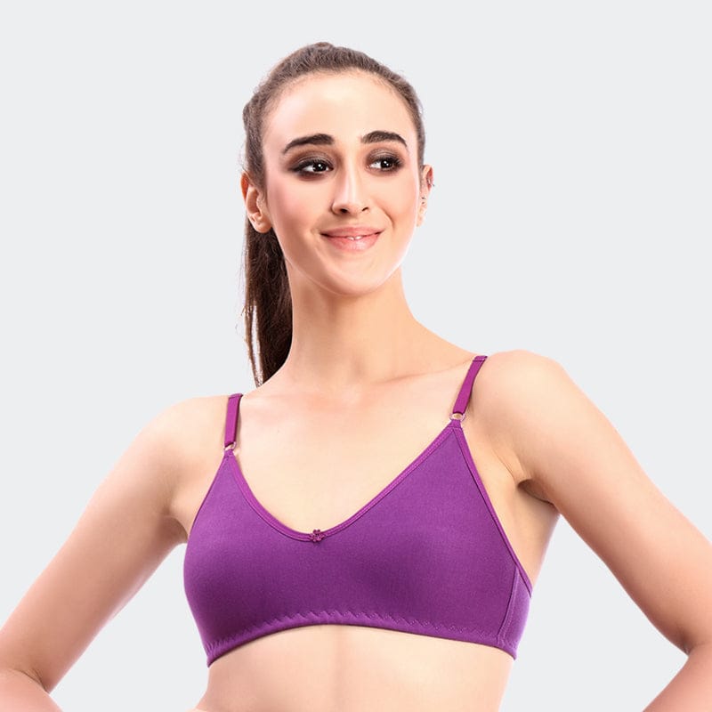 Prithvi Quincy Bra For Women Dark Lilack