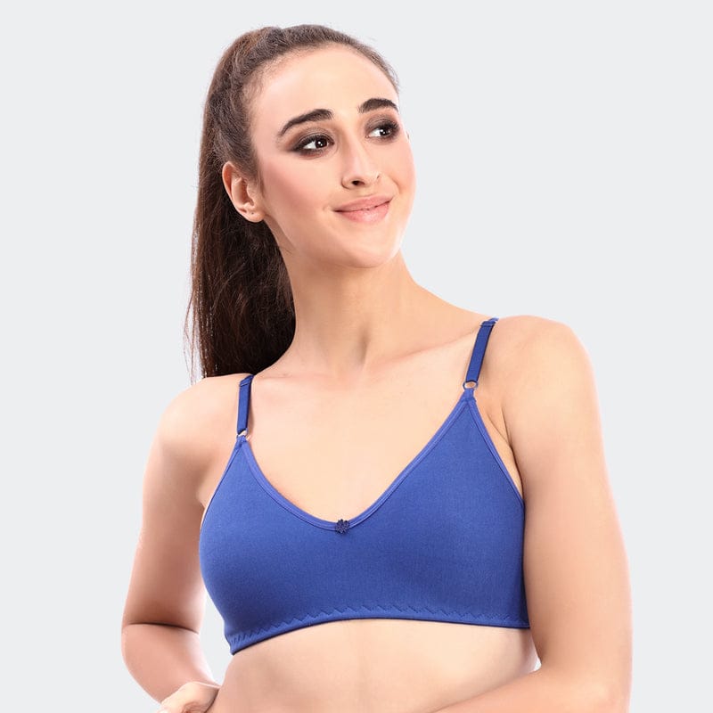 Prithvi Quincy Bra For Women Indigo