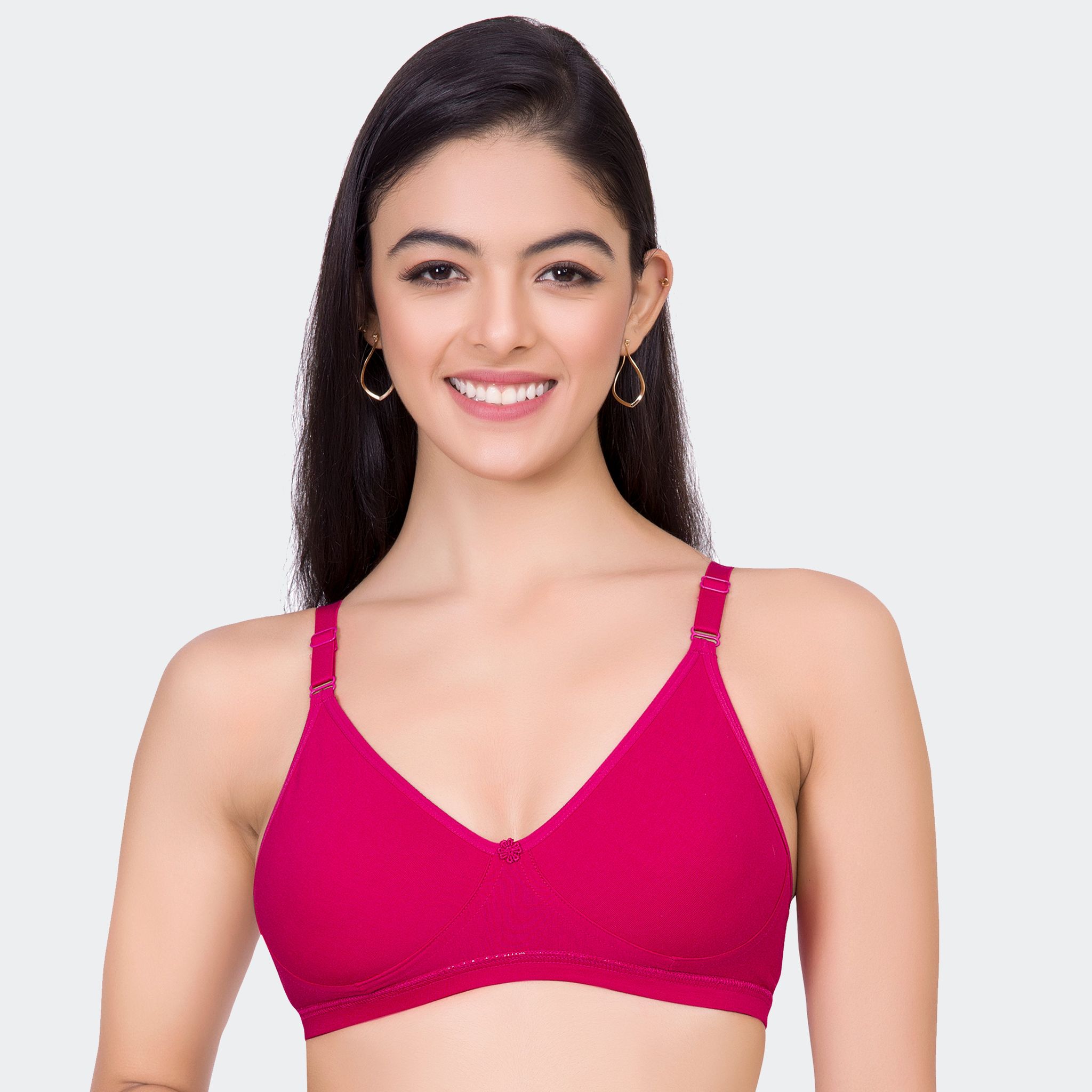 Prithvi Luvy Bra For Women Dark Pink