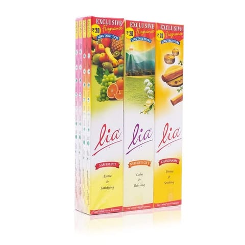 Cycle Lia Lambi Agarbathi Assorted Pack