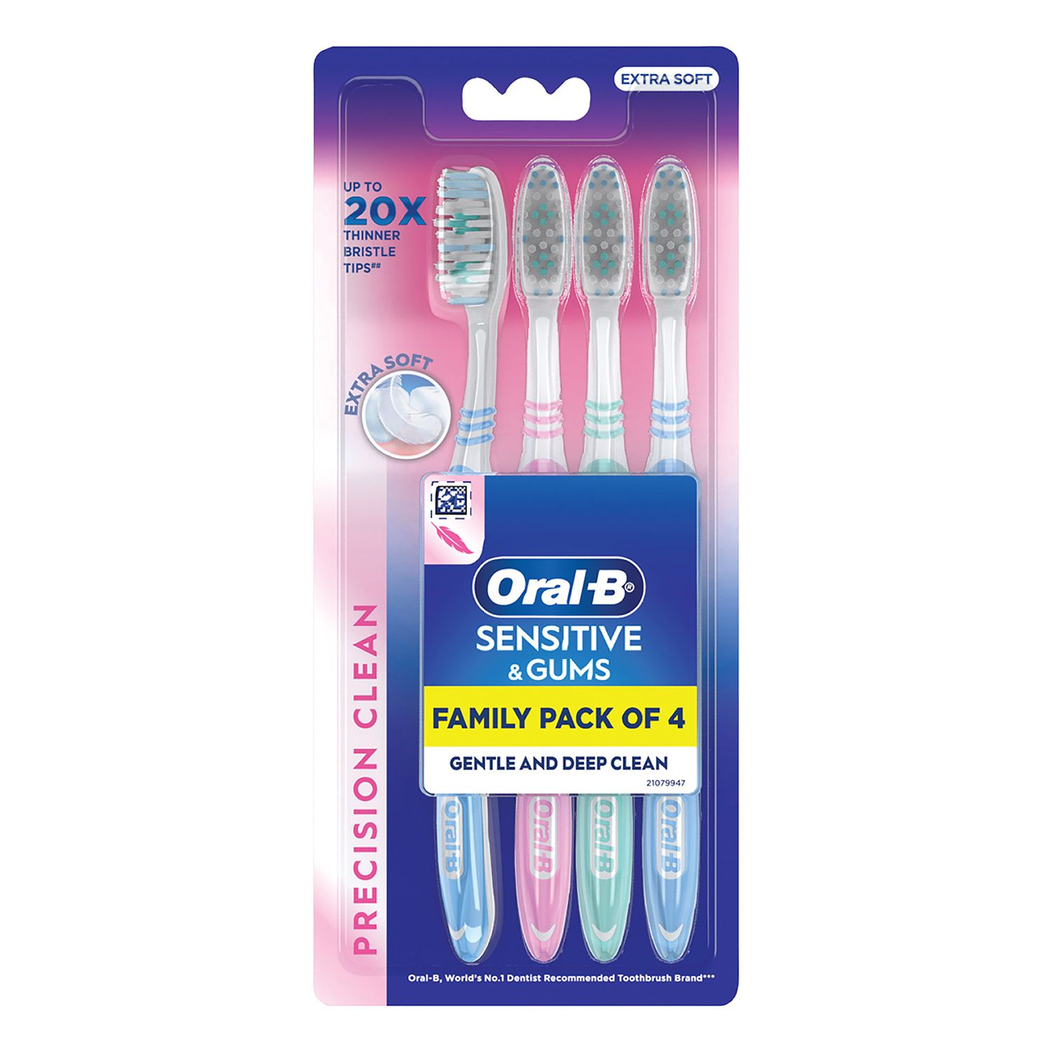 Oral B Ultra Thin Sensitive Tooth Brush Pack Of 4