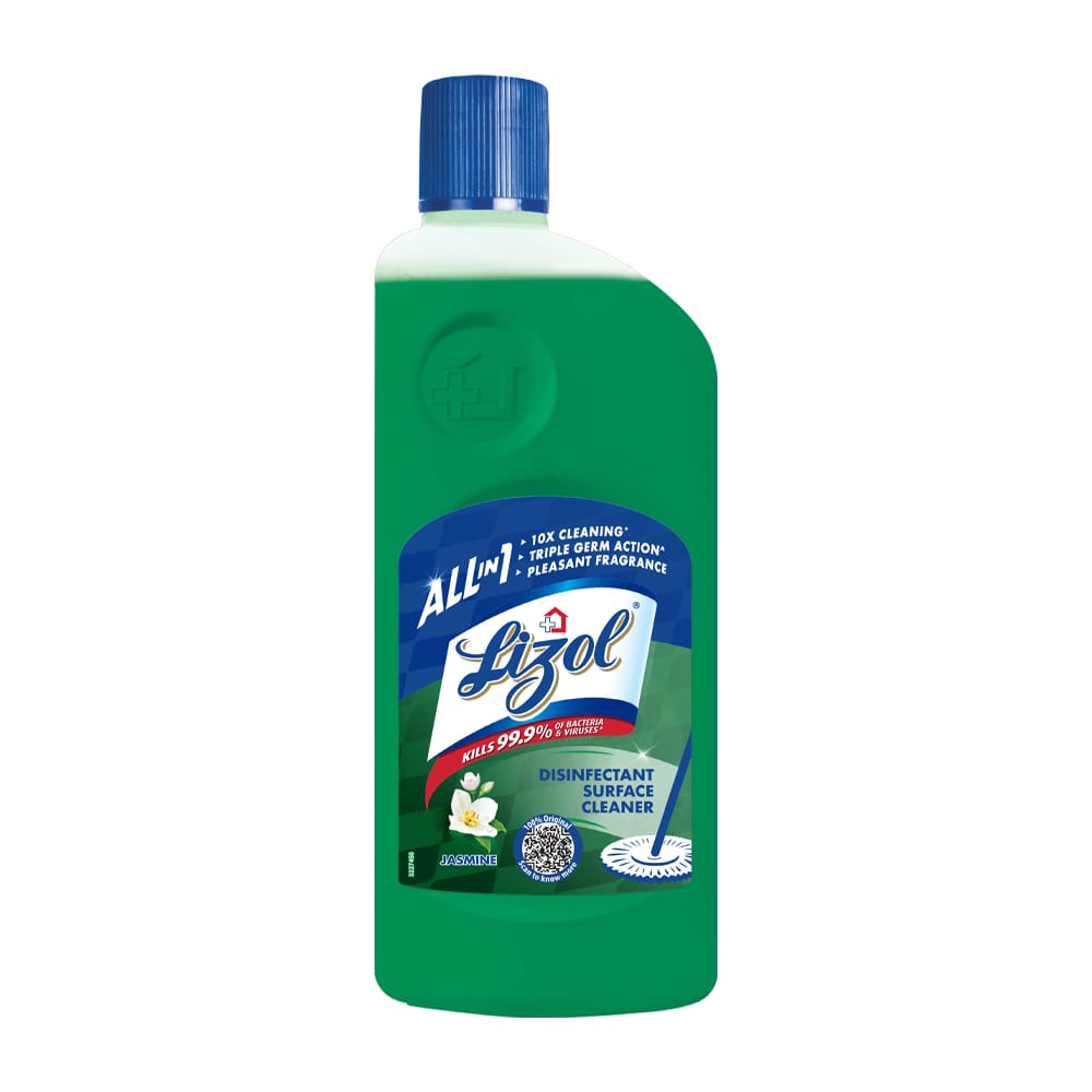 Lizol Jasmine, Disinfectant Surface & Floor Cleaner Liquid Suitable for All Floor Cleaner Mops Kills 99.9% Germs 200ml