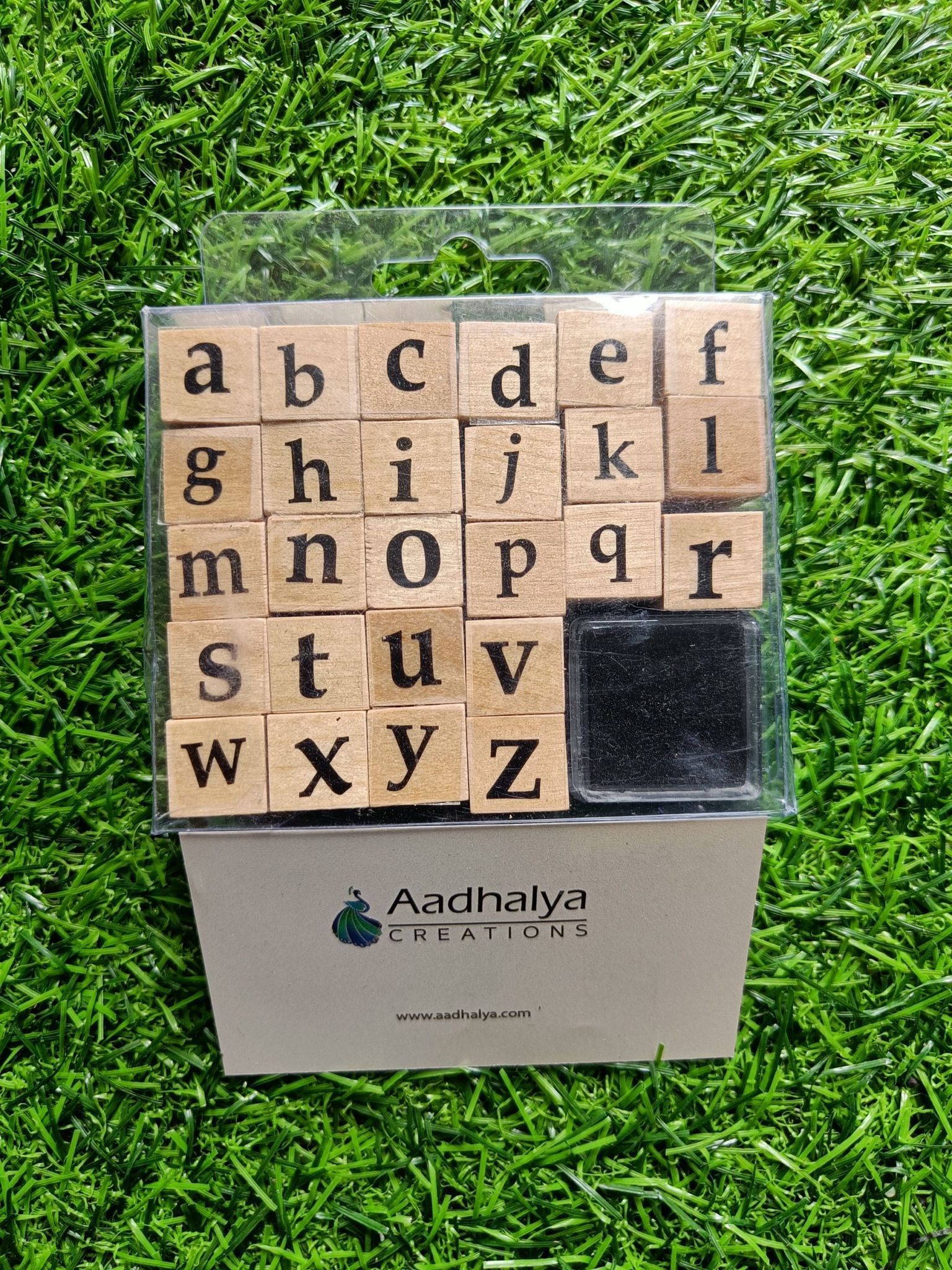 Wooden Small Alphabet Stamp