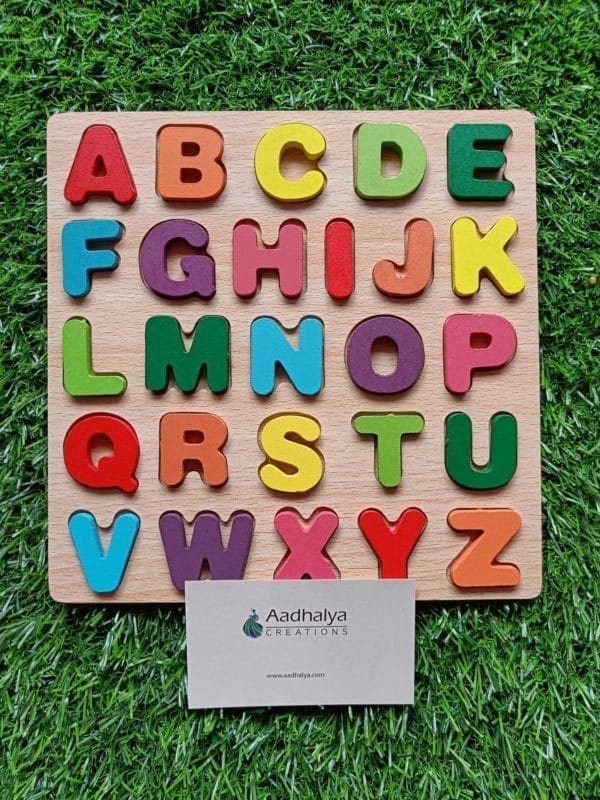 Wooden Alphabet Puzzle Board