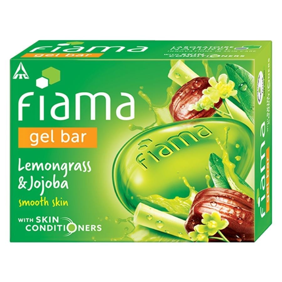 Fiama Gel Bar Lemongrass & Jojoba Smooth Skin With Skin Conditioner 125g Pack of 3