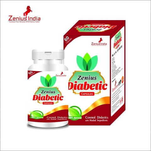 Zenius Diabetic Capsule for Suger and Diabetes Control Medicine (60 Capsules)