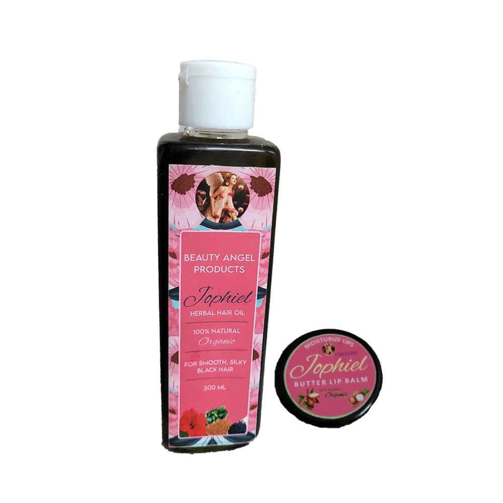 Jophiel Herbal Hair OIl 200Ml + Free Lip Blam