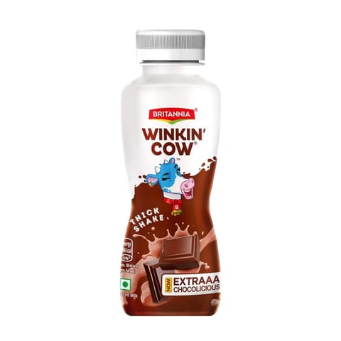 Britannia Milk Shake Winkin Cow Chocolate Pet 180ml