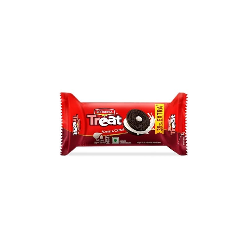 Britannia Cream Biscuit Treat Vanilla 43g